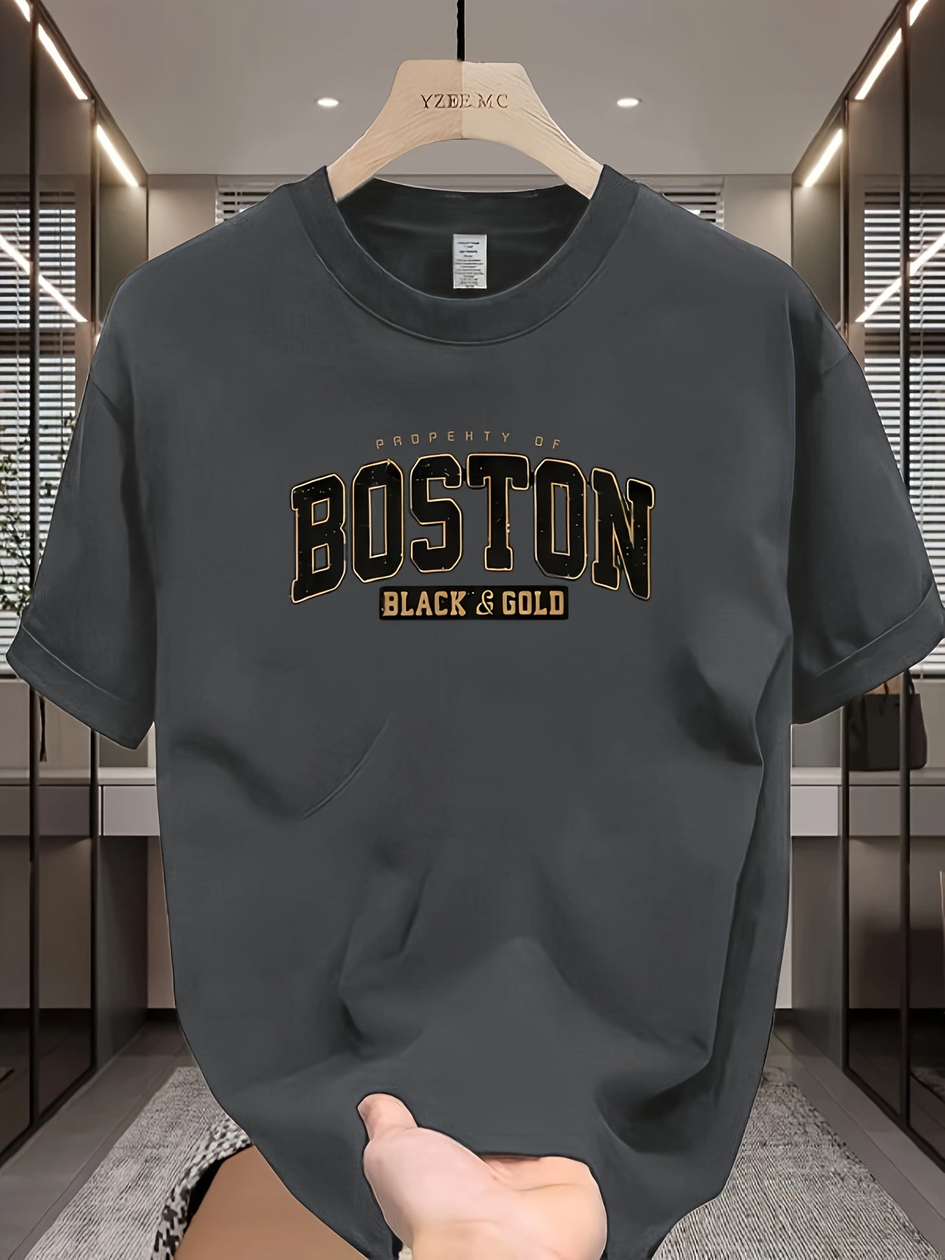 Men'S Casual Cotton T-Shirt - 100% Cotton Crew Neck Short Sleeve Tee, All-Season Comfort, Slight Stretch Knit Fabric, Solid Color Sports Top - Regular Fit for Adults