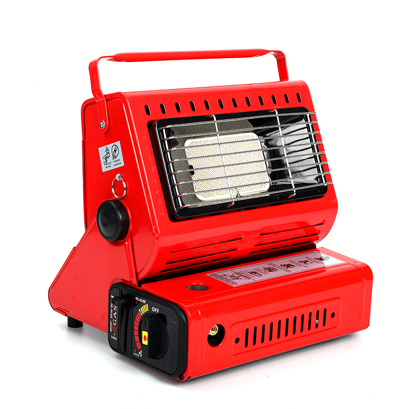 Stay Warm Outdoors with this Portable Dual-Use Liquefied Gas Mini Tent Heater Fireplace!